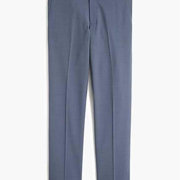 J Crew Thompson Pant - Four Season Wool Blue - Picture 3 of 9